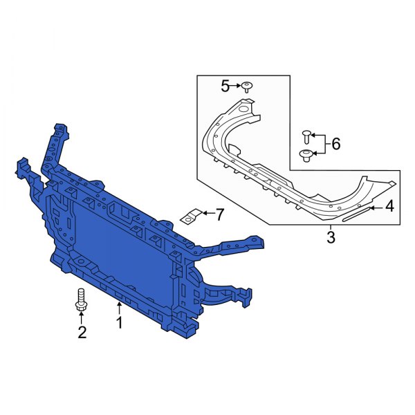 Radiator Support Panel