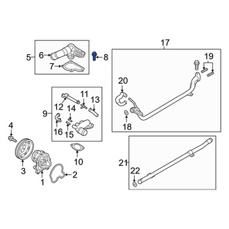 Genesis OE - Engine Coolant Thermostat Bolt