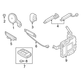 Genesis OE - Electrical - Keyless Entry Components