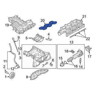 Genesis OE - Upper Fuel Injection Plenum Gasket