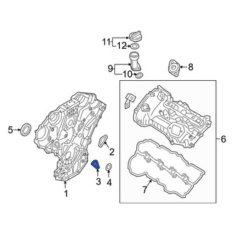 Genesis OE - Left Engine Timing Cover Gasket