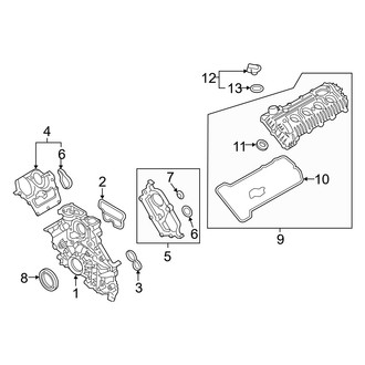 Genesis OE - Engine - Valve & Timing Covers (5.0L)