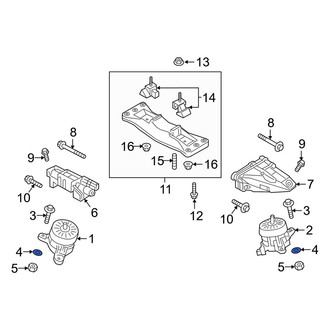 Genesis OE - Engine Mount Washer