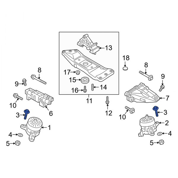 Engine Mount Bolt