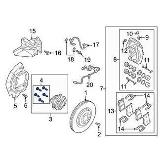 Genesis OE - Wheel Lug Stud