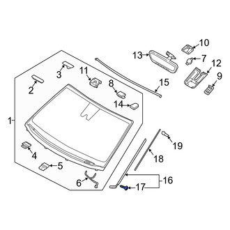 Genesis OE - Fender Molding Screw