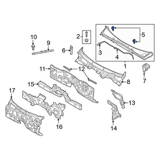 Genesis OE - Front Windshield Washer Nozzle