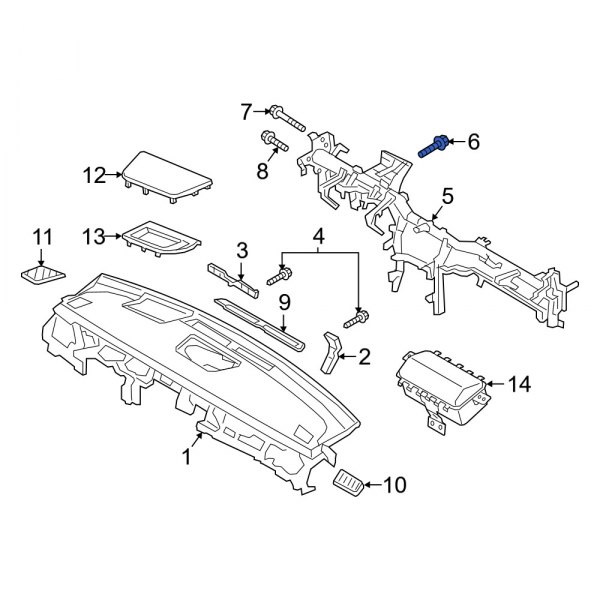 Instrument Panel Reinforcement Bolt