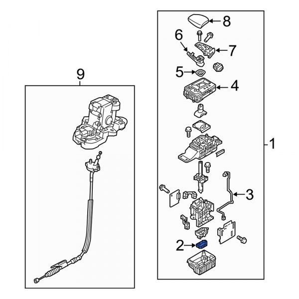 Automatic Transmission Shift Lever Insulator