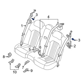 Genesis OE - Upper Seat Belt Lap and Shoulder Belt Bolt