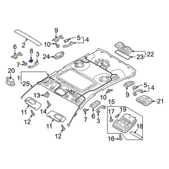 Genesis OE - Interior Grab Bar Nut