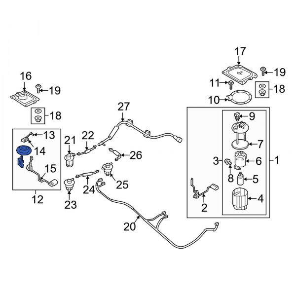 Fuel Sender and Hanger Assembly