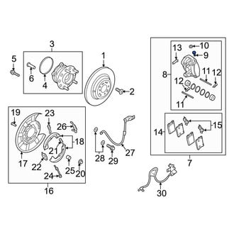 Genesis OE - Front Brake Bleeder Screw