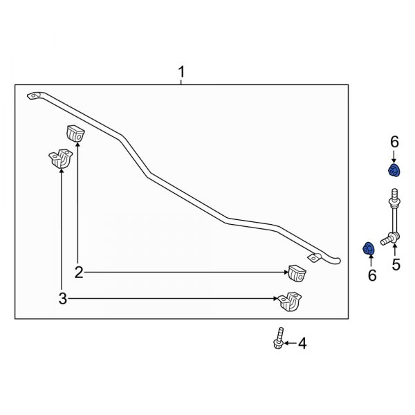 Suspension Stabilizer Bar Link Nut