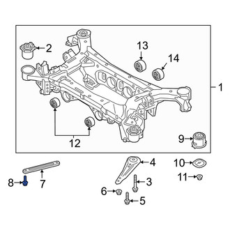 Genesis OE - Front Suspension Crossmember Bolt