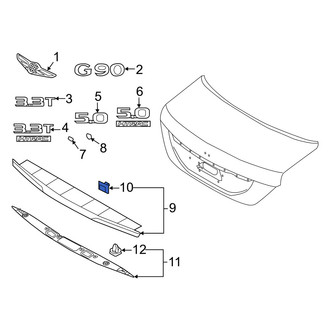Genesis OE - Door Molding Clip