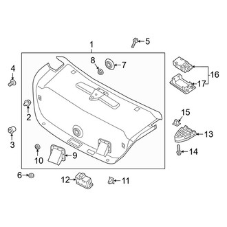Genesis OE - Trunk Lid - Interior Trim