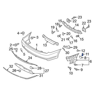 Genesis OE - Bumper Cover Screw