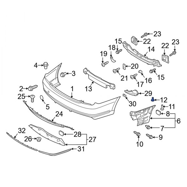 Bumper Guide Grommet