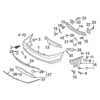 Genesis OE - Bumper Cover Screw