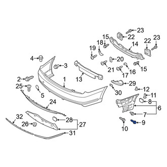 Genesis OE - Bumper Cover Screw