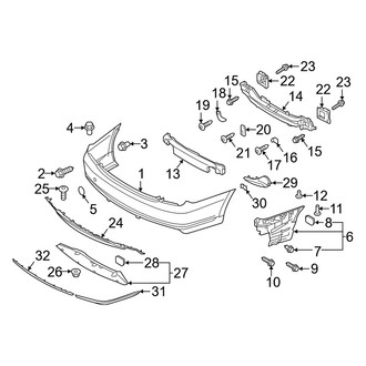 Genesis OE - Rear Bumper - Bumper & Components