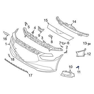 Genesis OE - Bumper Trim Screw