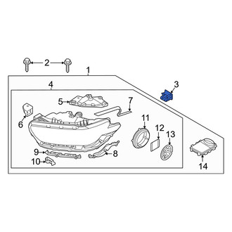 Genesis OE - Headlight Fastener Clip