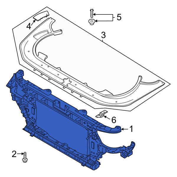 Radiator Support Panel