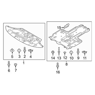 Genesis OE - Radiator Support - Under Cover & Splash Shields