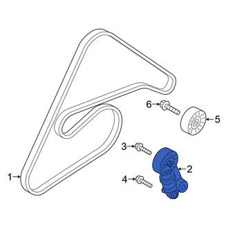 Genesis OE - Accessory Drive Belt Tensioner Assembly
