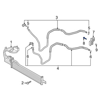 Genesis OE - Automatic Transmission Oil Cooler Hose Banjo Bolt