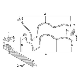 Genesis OE - Cooling - Trans Oil Cooler (3.3L)