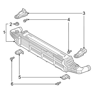 Genesis OE - Cooling - Intercooler (Intercooler & Brackets), (3.3L)