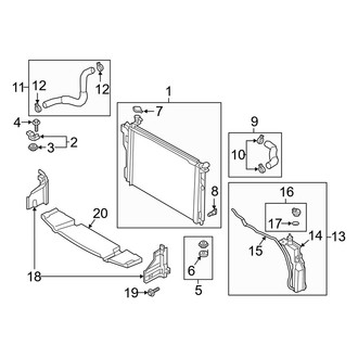 Genesis OE - Cooling - Radiator & Components