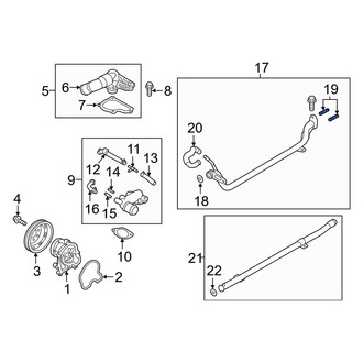 Genesis OE - Engine Coolant Pipe Stud