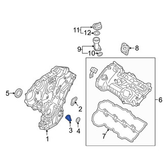 Genesis OE - Left Engine Timing Cover Gasket
