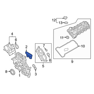 Genesis OE - Right Engine Timing Cover Gasket