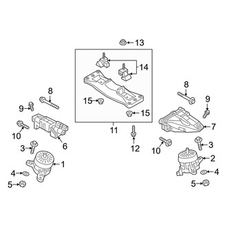 Genesis OE - Engine & Transmission Mounting (RWD 5.0L)