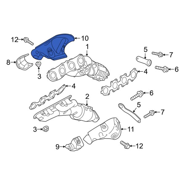 Exhaust Manifold Heat Shield