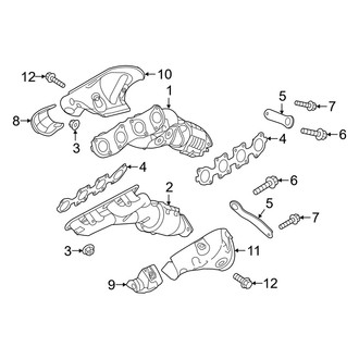 Genesis OE - Exhaust System - Manifold (5.0L)