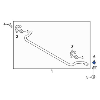 Genesis OE - Upper Suspension Strut Fork Nut