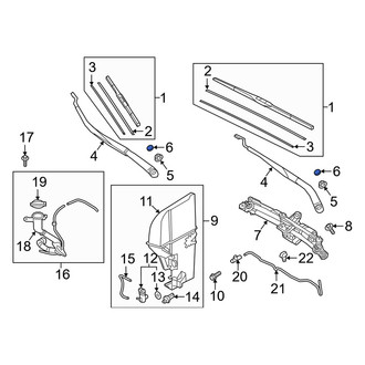 Genesis OE - Wiper Arm Cap