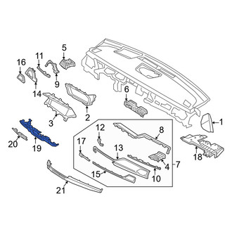 Genesis OE - Left Lower Instrument Panel Trim Panel
