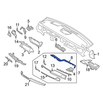 Genesis OE - Right Upper Instrument Panel Molding