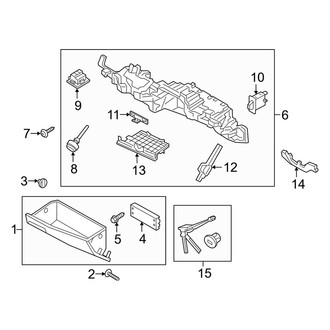 Genesis OE - Instrument Panel - Glove Box