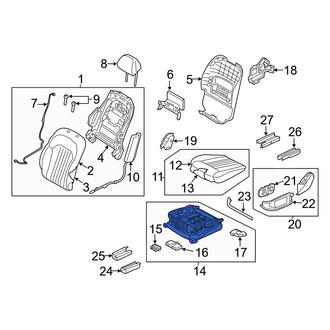 Genesis OE - Front Left Seat Track