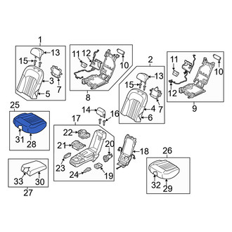 Genesis OE - Rear Right Seat Cover