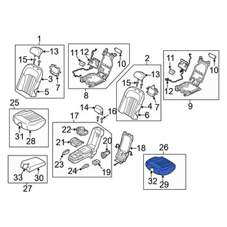 Genesis OE - Rear Left Seat Cover