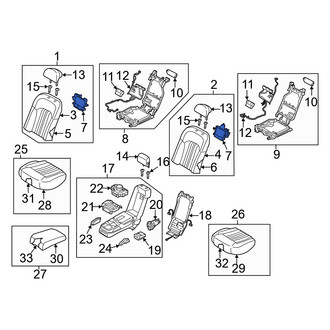 Genesis OE - Rear Left Climate Controlled Seat Duct